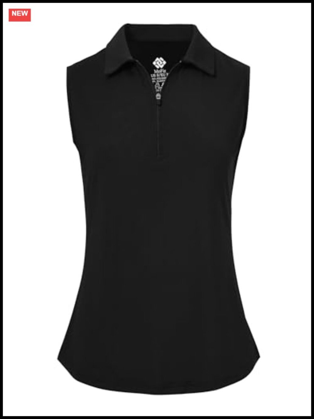 Sleeveless Golf Polo Shirt 1/4 Zip Floral Tennis Workout Tank Top, Women's